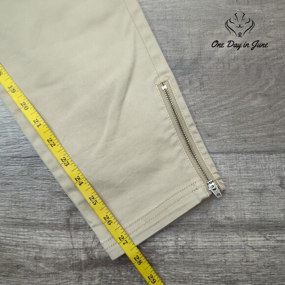 Kaari Blue Mid Rise Skinny Ankle Pants Size 14 - Picture 5 of 6